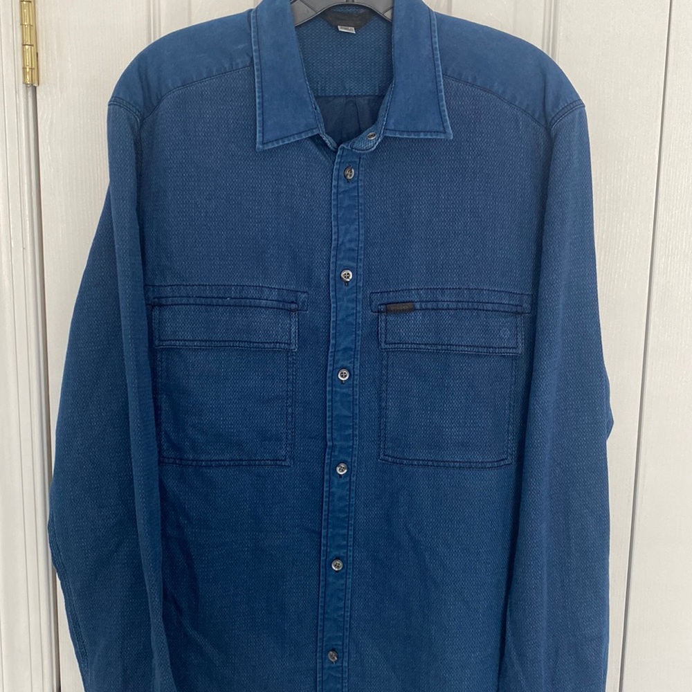 Diesel Long Sleeve Button Down Shirt